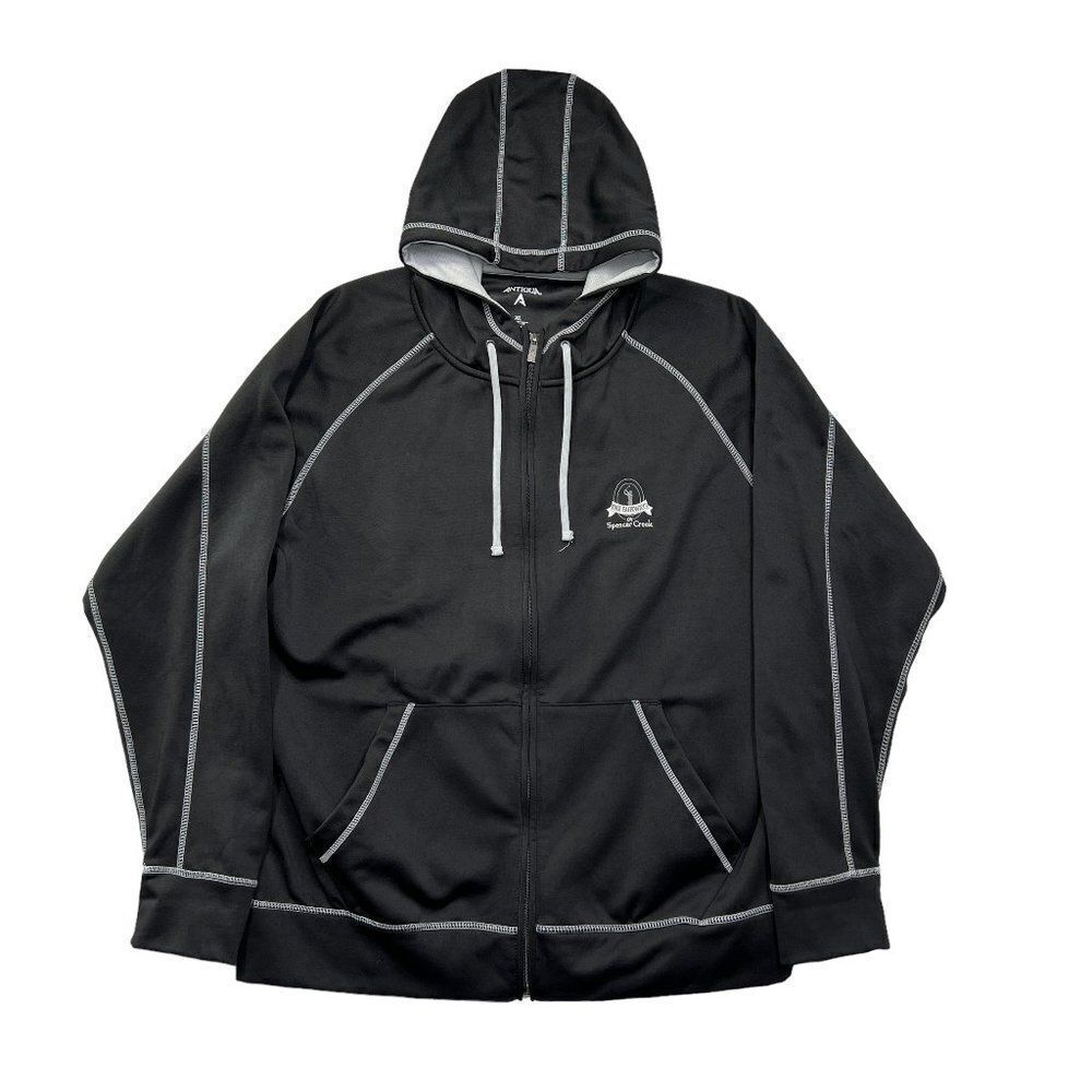 Antigua Hoodie Men's The Fairways On Spencer Creek Embroidered Full Zip Jacket